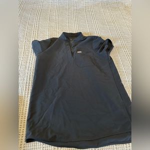 Figs technical collection xs scrub top charcoal color